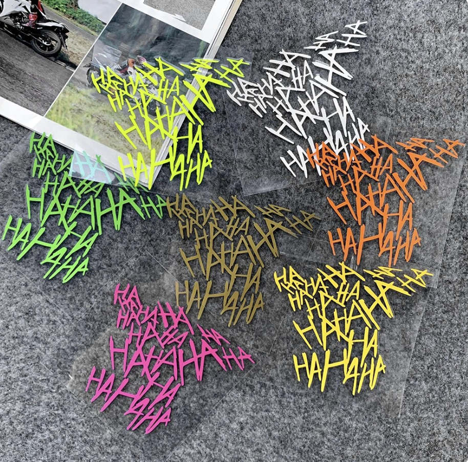 Stickers réfléchissant Ahahah - RideSync™
